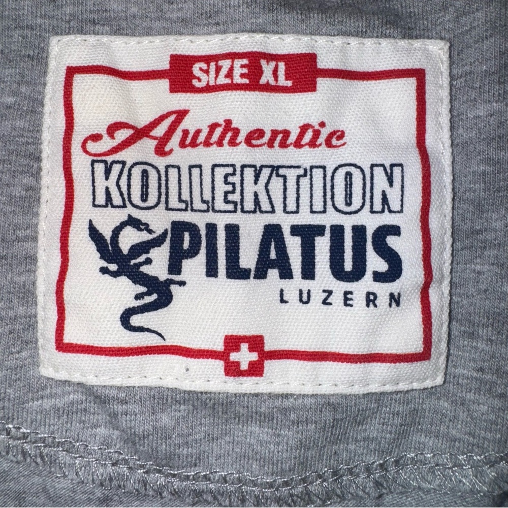 Authentic Kollektion Pilatus Luzern Gray Plaid Hem Long Sleeve Top XL - Picture 4 of 9